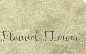 36 count Flannel Flower linen
