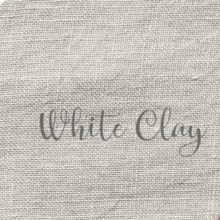 40 count White Clay linen