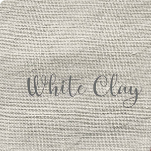 40 count White Clay linen