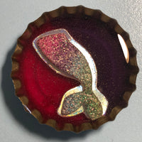 Mermaid Tail Bottle Cap Needle Minder