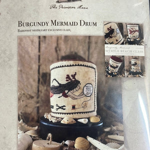 Burgundy Mermaid Drum Kit