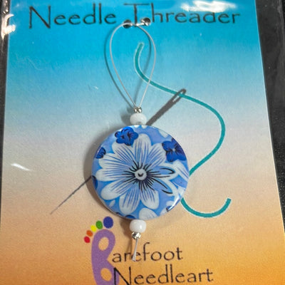Blue Flower Needle Threader