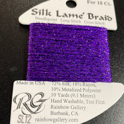 SL12 - Purple Silk Lame