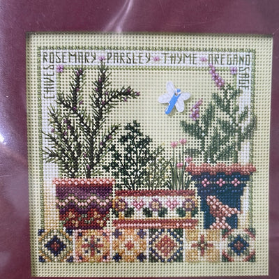 Herb garden Buttons and Beads Kit