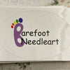 Barefoot Needleart Logo Sticker