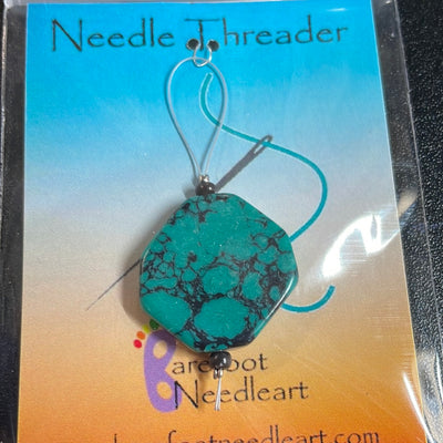 Teal Granite Needle Threader