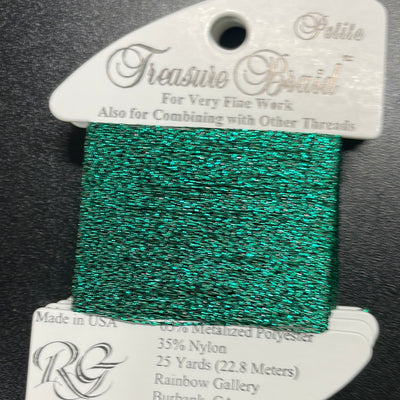PB20 Christmas Green Petite Treasure Braid