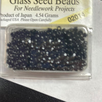 2014 Mill Hill Glass Bead - Black Glass