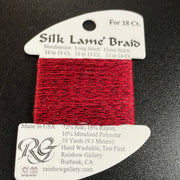 SL09 - Dark Red Silk Lame
