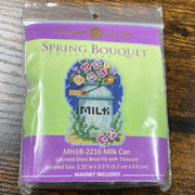 Spring Bouquet Milk Can Mill Hill Kit