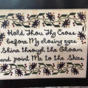 Abide with me- Sunday Stitches