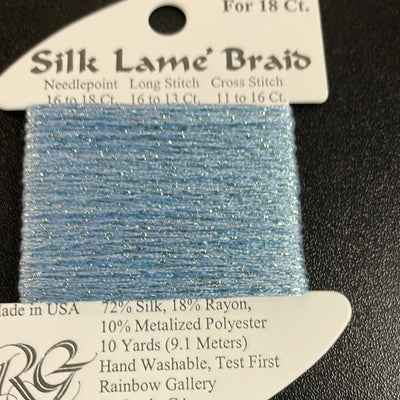 SL13 - Sky Blue Silk Lame