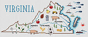 Map of Virginia