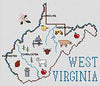 Map of West Virginia