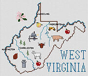 Map of West Virginia