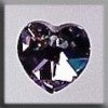 13043 Mill Hill Crystal Treasures - Small Heart Vitrail Light