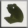 12194 Mill Hill Glass Treasures - Frog Matte Olivine