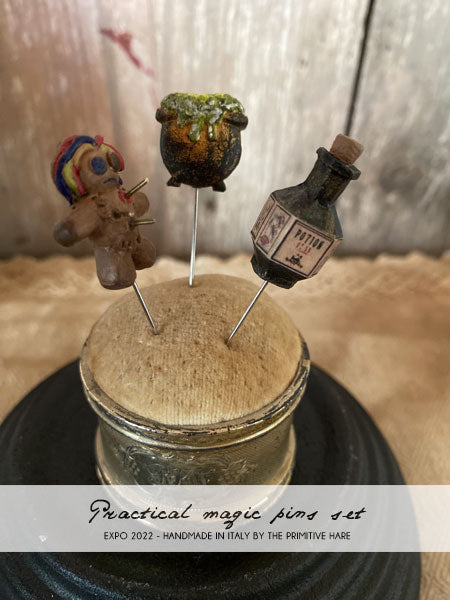 Practical Magic Pin Set | Barefoot Needleart